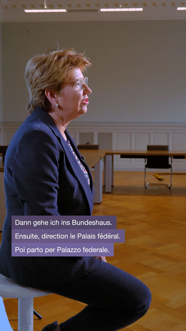 Social Media Videoeditor Instagram Frag Die Bundesrätin Viola Amherd